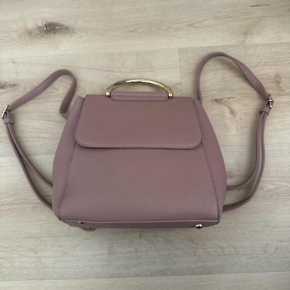 Miztique purple/pink mini leather backpack